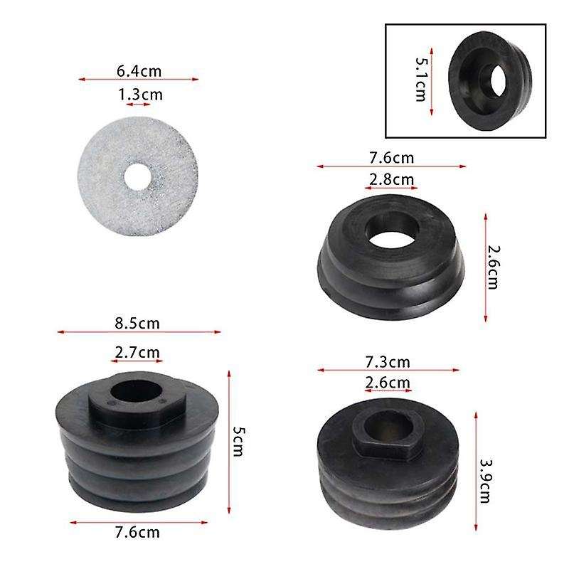 Body Cab Mount Bushing Kit for F250 2WD/4WD 1999-2016 Super Duty KF04050BK