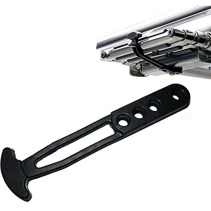 Boat Yacht Boarding Swim Telescoping Ladder Strap, Retaining Rubber Latch Band with 4 Adjustable Mou