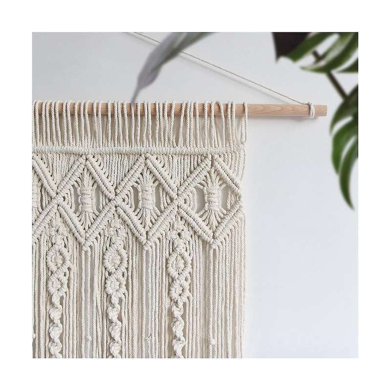 Bohemian Style Hand-Woven Tapestry Curtain Background Curtain Home Residence Decoration Wall Wall D