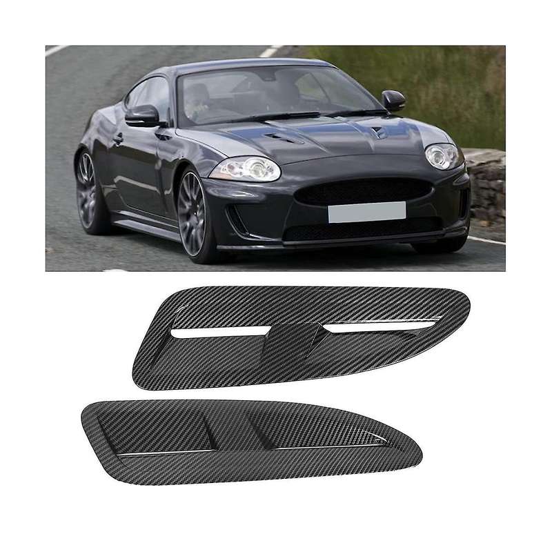 Bonnet Cover Trim Universal for Xkr Xk8 Mx5 Rx8 Focus St Fiesta Accessories, Carbon Fiber