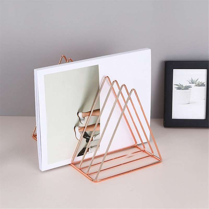 Book Organizer for Desk Book Organizer Magazine Holder, Desktop File Sorter Organizer Bookshelf Book