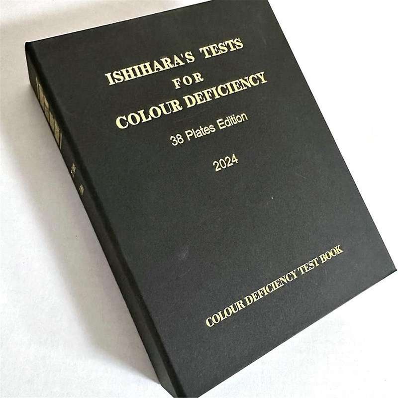 Book 38 Plates Optometry Color Blindness Color Deficiency Test Book ISHI-38-2