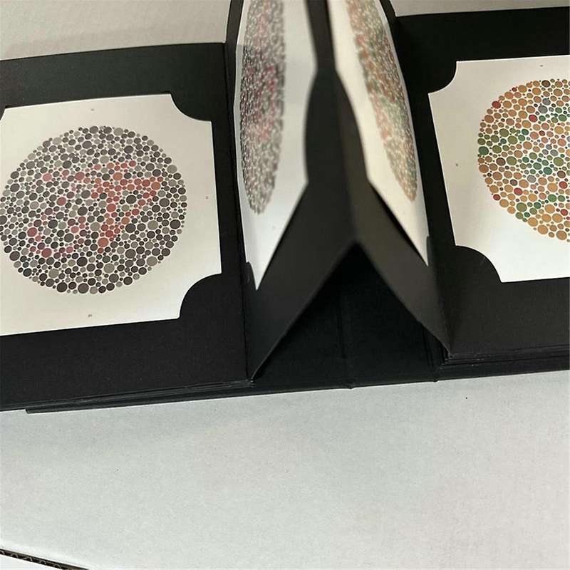 Book 38 Plates Optometry Color Blindness Color Deficiency Test Book ISHI-38-2