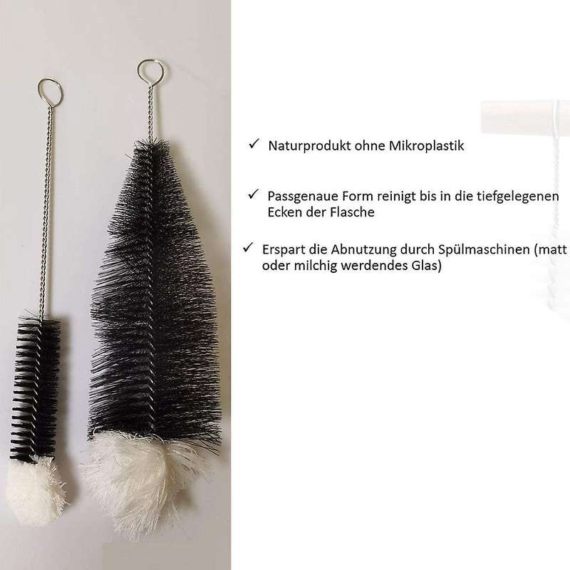 Bottle Brush Soda Stream Cleaning Brush Glass Bottles,with Wool Head for Baby Bottles,Bubbler Bottl