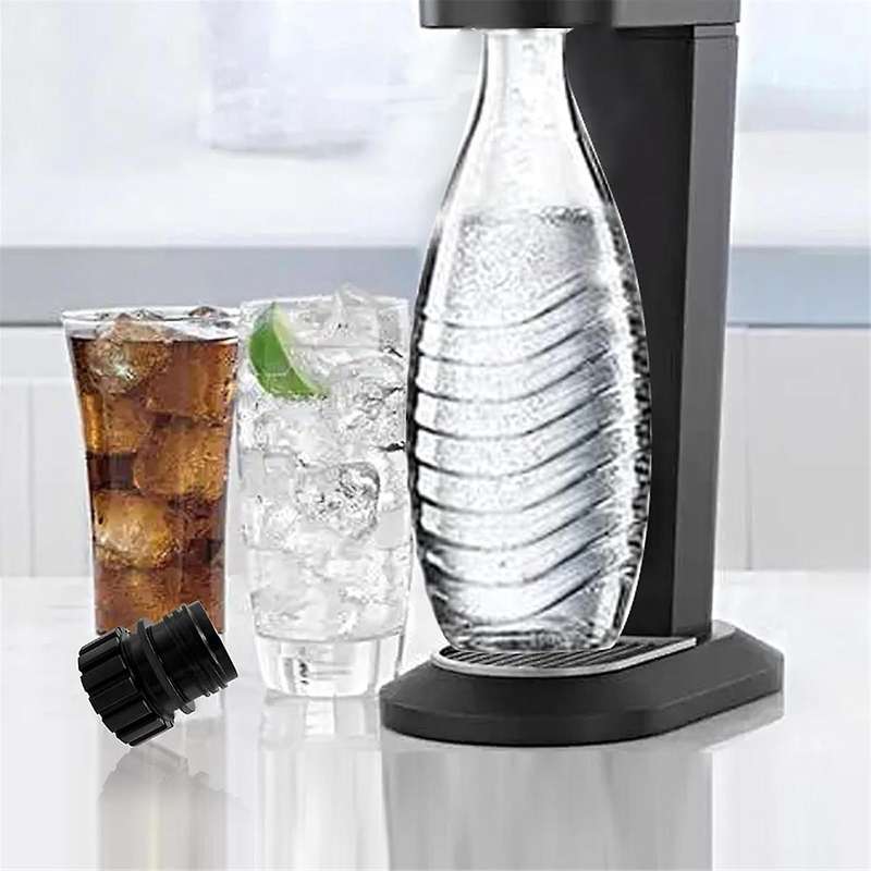 Bottle Adapter Stream Machine Crystal Glass Bottle 0.7L Quick Connect Adapter