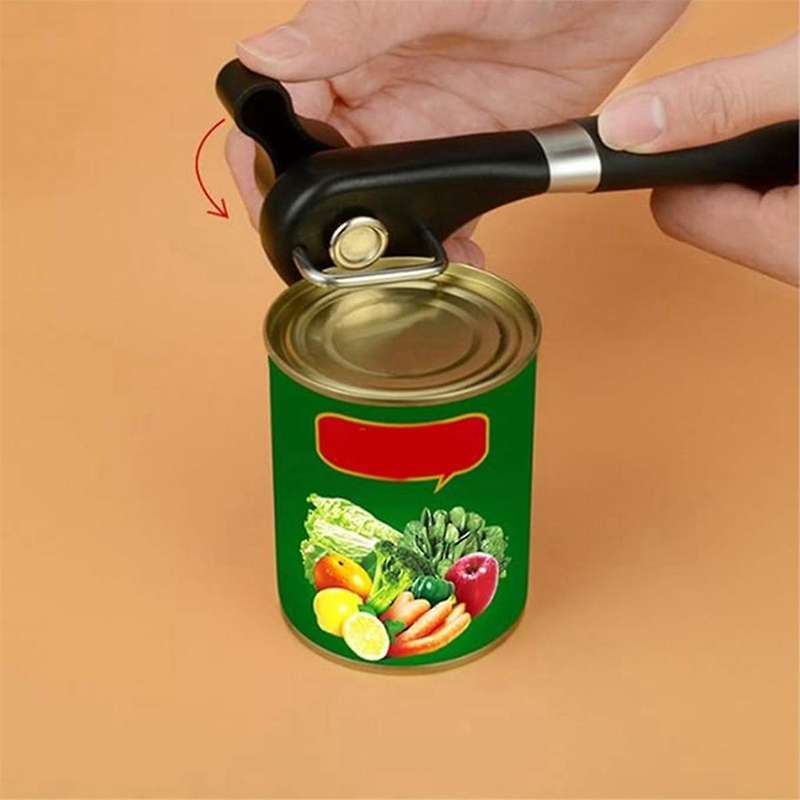 Bottle Opener,handheld Safe Cut Can Opener Smooth Edge Can Opener Food Grade Stainless Steel Opener