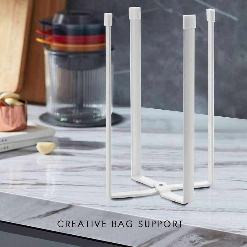 Bottle Drying Rack, Space Saving Plastic Bag Dryer Holder Garbage Stand Multi Purpose Drying Rack