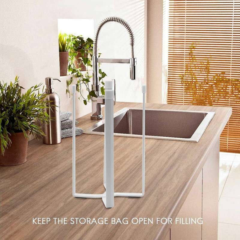 Bottle Drying Rack, Space Saving Plastic Bag Dryer Holder Garbage Stand Multi Purpose Drying Rack