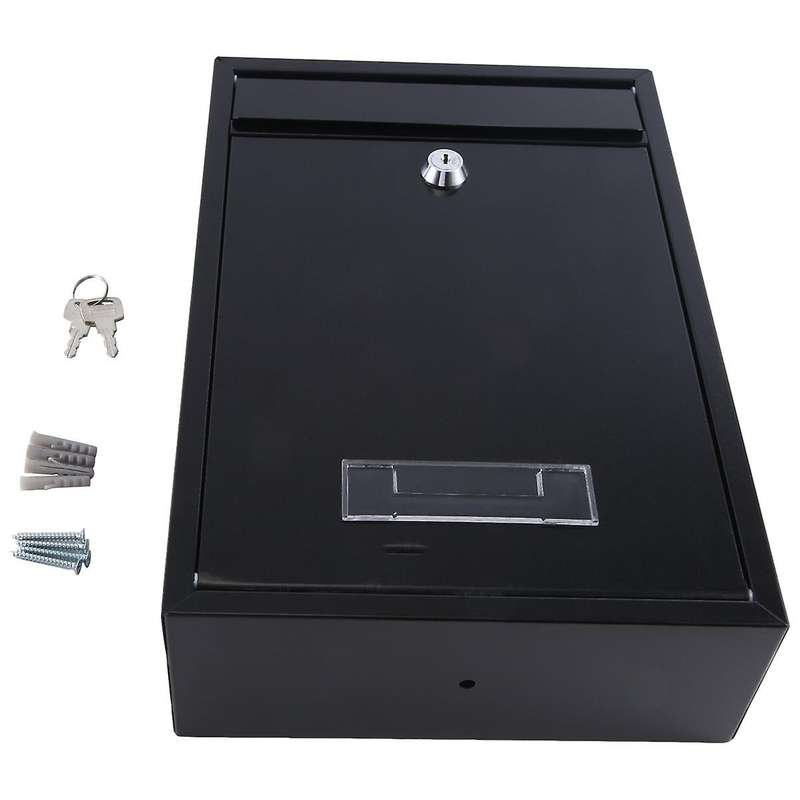 Box Mailbox Office Mailbox Outdoor Mailbox Decor for Office Newspaper Box Office Comment Letter Depo