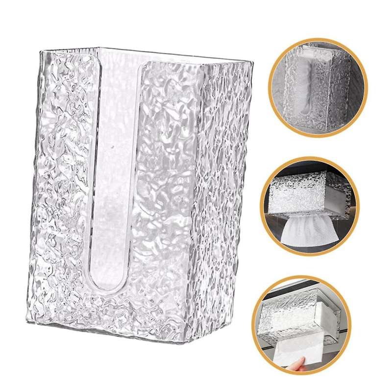 Box Wall Tissue Box Multifold Paper Towel Holder Wall Hanging Tissue Holder Tissue Dispenser Tissue