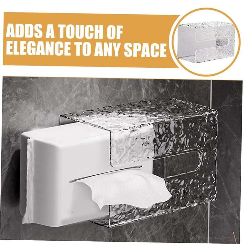 Box Wall Tissue Box Multifold Paper Towel Holder Wall Hanging Tissue Holder Tissue Dispenser Tissue