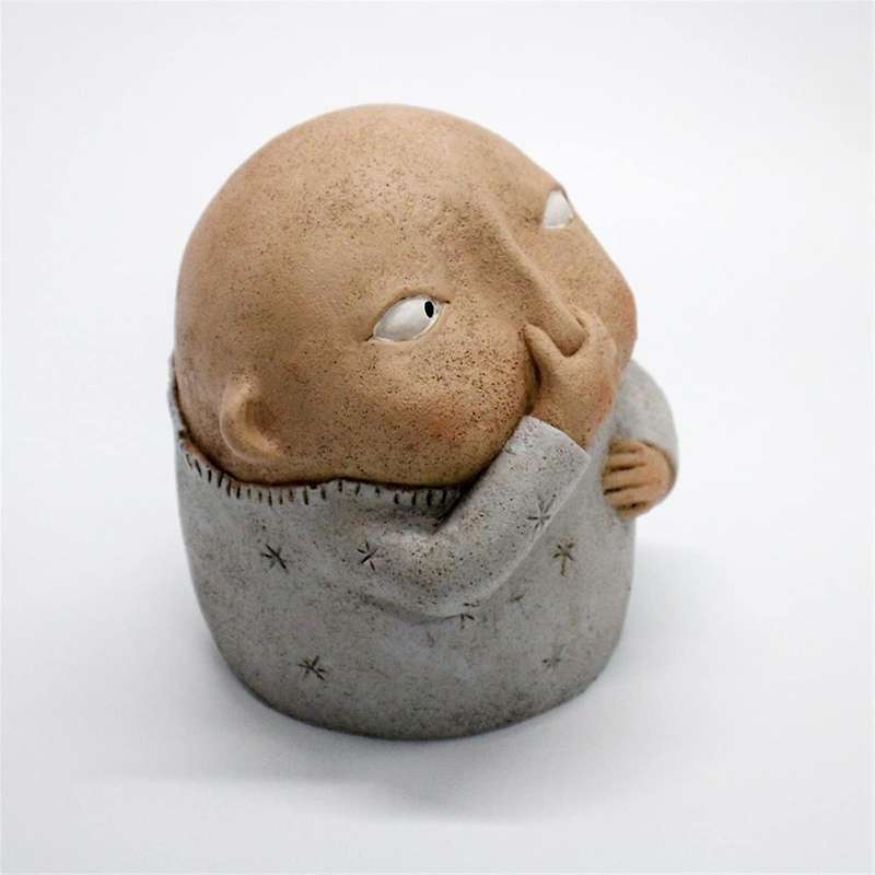 Boy Holding Nose Bathroom Statue, Funny Boys Bathroom Decor Bathroom Shelf Sitters