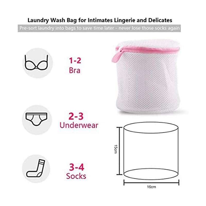 Bra Laundry Bag,laundry Bag Made Of Mesh Fabric Set, Reusable Laundry Bag, 10 Pink