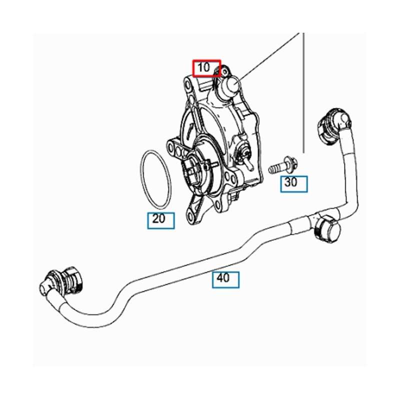 Brake Booster Pump for W212 S212 X166 W166 C292 W166 W251 W221 S-class Sl Brake Vacuum Pump 2762300