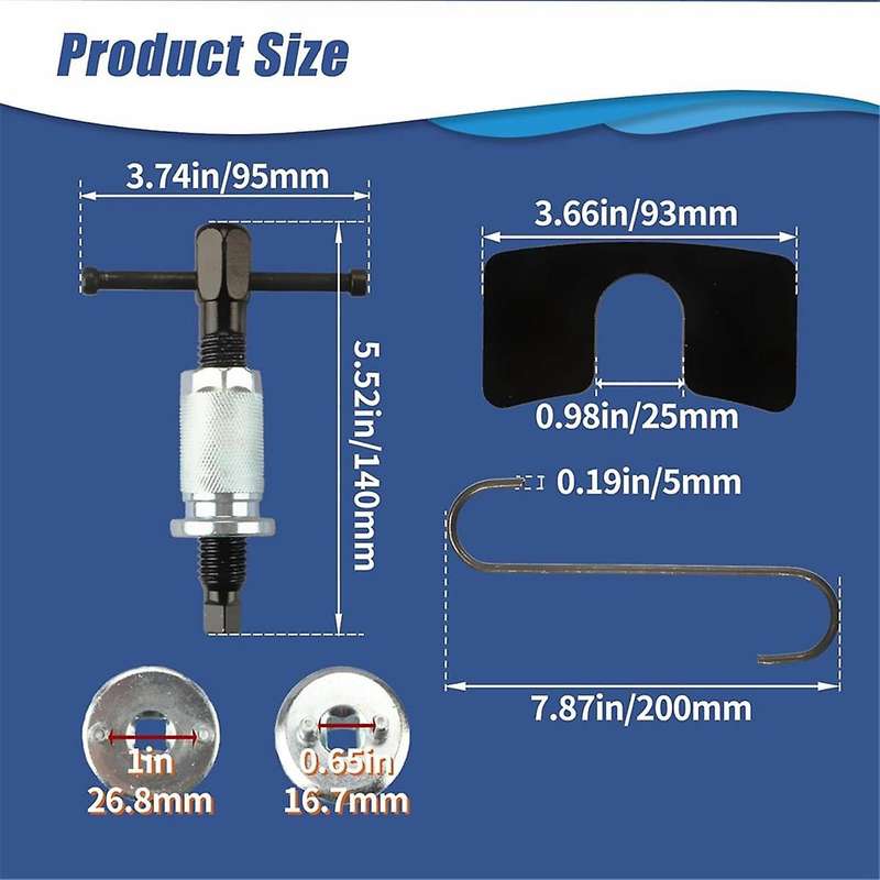 Brake Caliper Piston Rewind Tool Brake Piston Wind Back Tool,Upgraded Brake Caliper Compression Tool