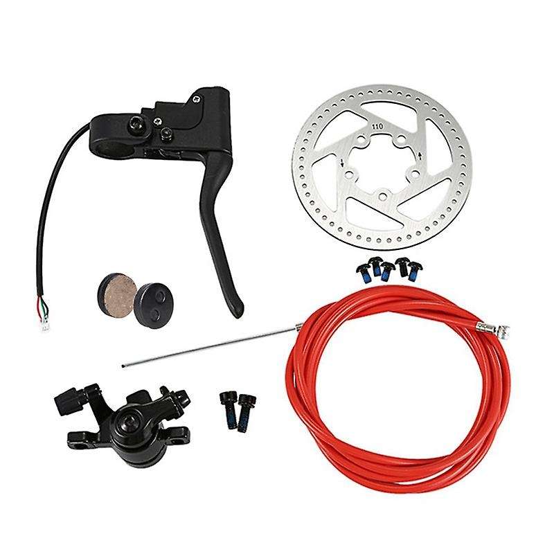 Brake Lever Disk Kit Set for Electric Scooter Parts Replacement(110mm )