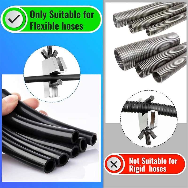 Brake Line Clamp, 2 Pcs Hose Pinch Clamp Pliers, Metal Brake Line Clamp Suitable for Flexible Hoses
