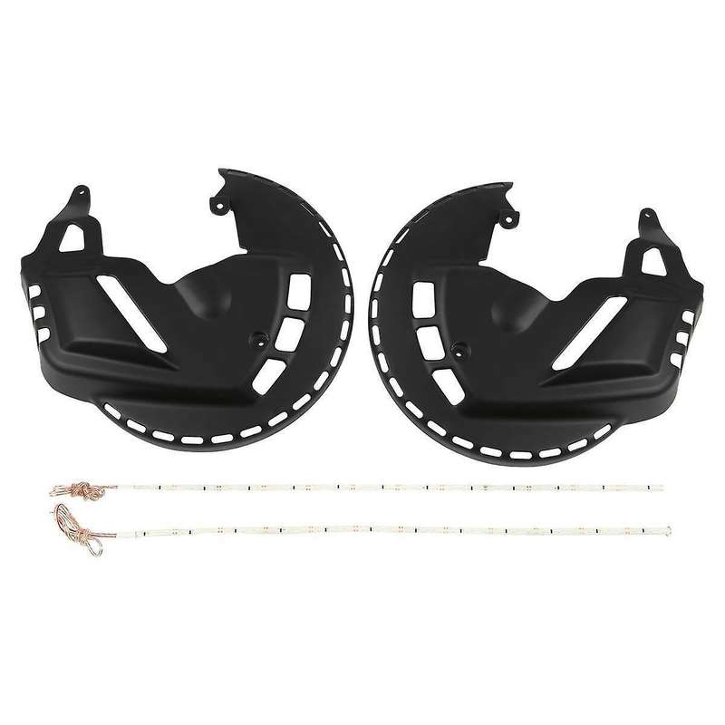 Brake Motorcycle Rotor Covers LED White Light Fit for Goldwing GL1800 01-17 F6B 13-17