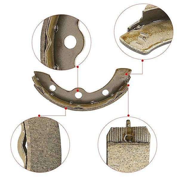 Brake Shoes for Club Car G&E 1995-Up & Precedent G&E Golf Cart 101146302 Carryall (Manual Adjust)