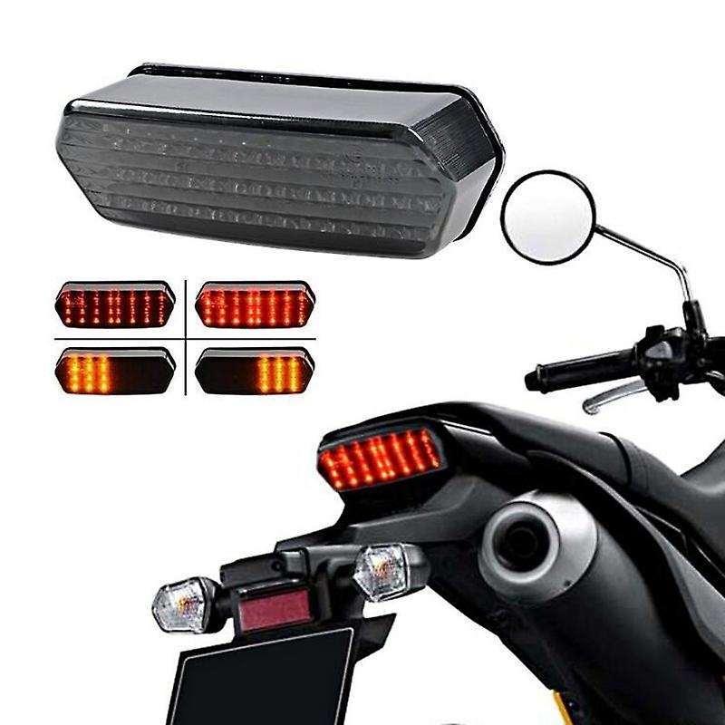 Brake Stop Tail Light Smoke Lens Integrated Turn Signals Integrated Sequential LED Tail Lights for 2