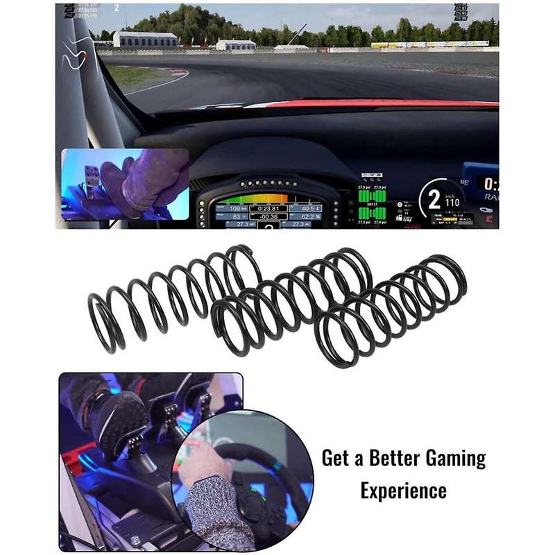 Brake Pedal Throttle Clutch Pedal Spring Kit for G25 G27 G29 Racing Wheel