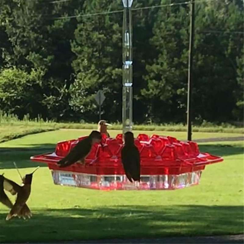 Brand New Shirem Bird Feeder, Wind Chime Bird Feeder Garden Decoration