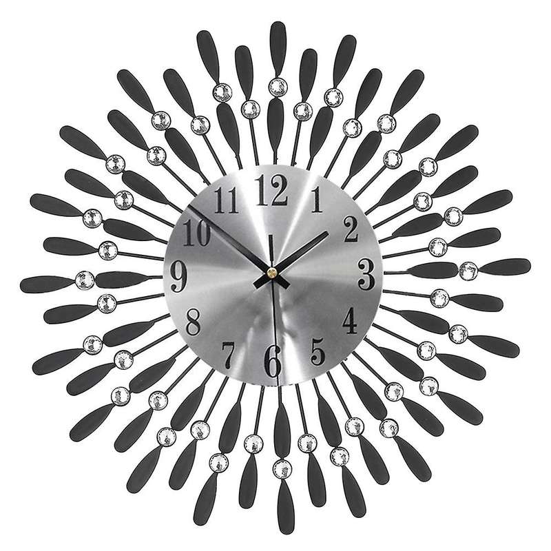 Brand New Wall Clock Crystal Modern Style Mute Clock Living Room Office Home Decoration Digital Wall