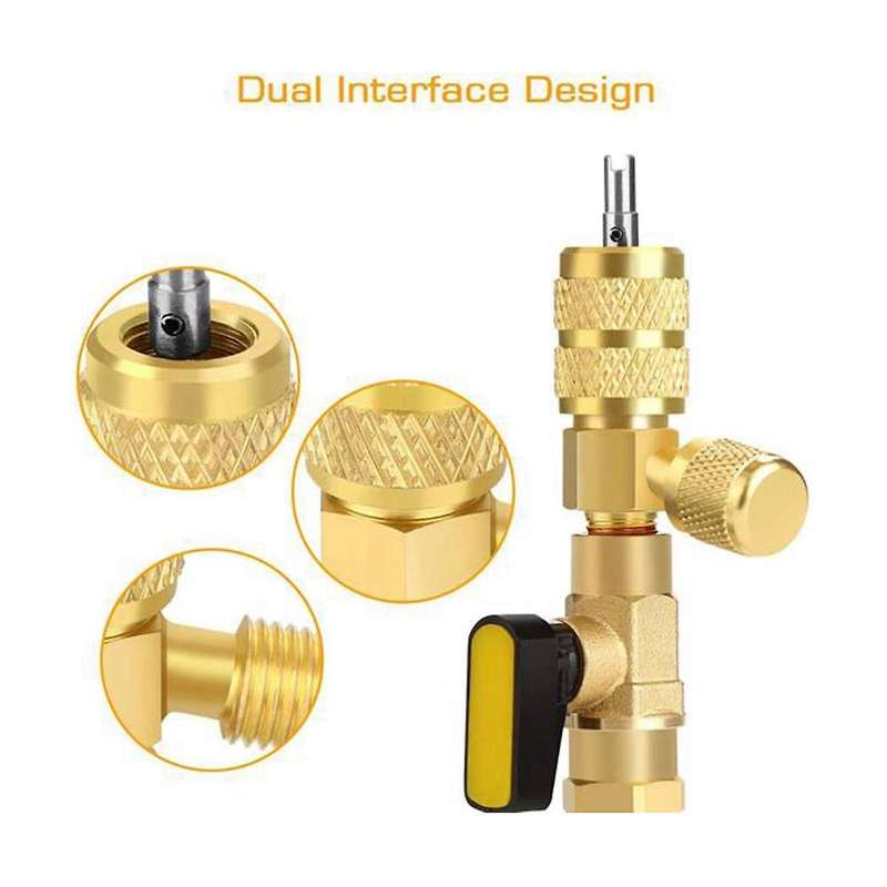 Brass - Valve Core Handling Tool Valve Core Wrench Refrigeration Tool