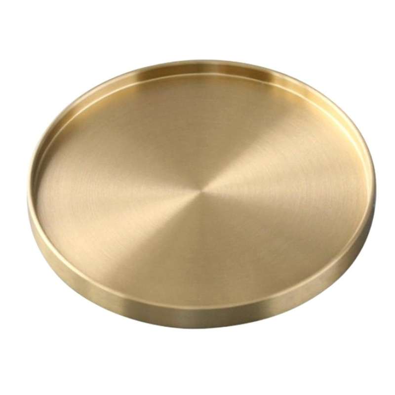 Brass Coaster Copper Cup Coasters Home Decor Drink Coaster for Bar Home Kitchen Coffee Tables Center