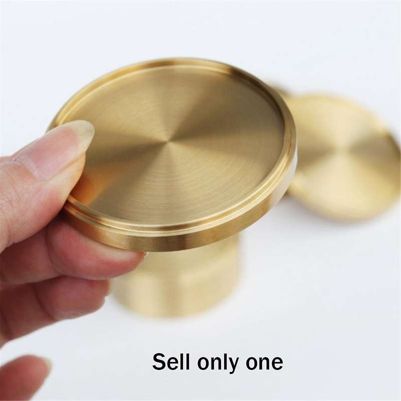 Brass Coaster Copper Cup Coasters Home Decor Drink Coaster for Bar Home Kitchen Coffee Tables Center