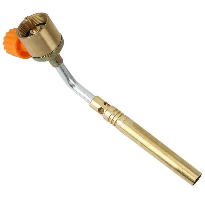 Brass MAPP, Propane Gas Torch, Automatic Ignition Trigger, Heating Welding , Suitable for Camping a