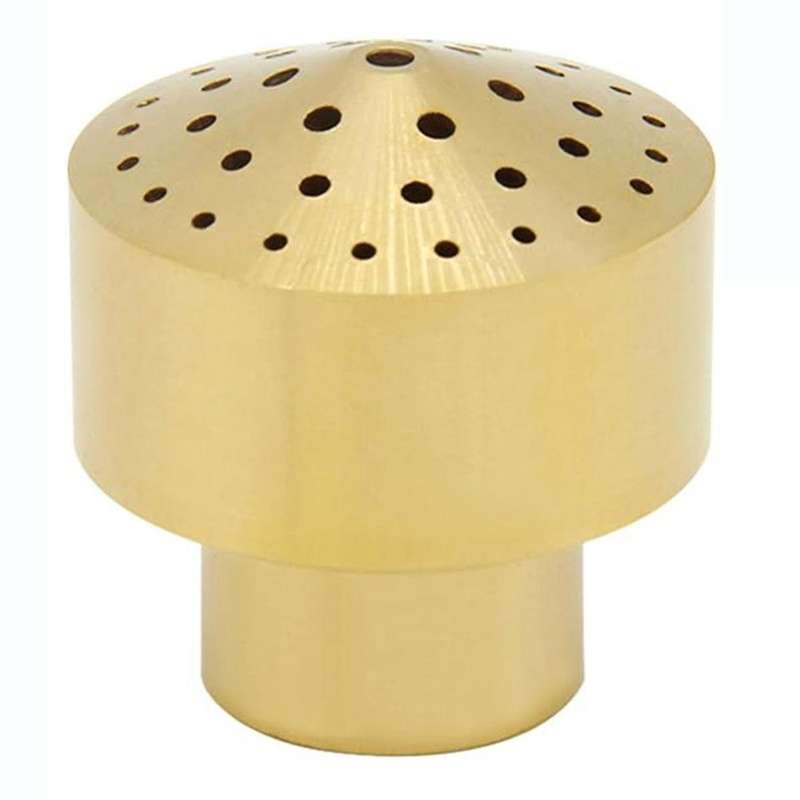 Brass Fountain Nozzle 1/2Inch DN15 Pond Column Water Sprinkle Head for Garden Pond Amusement Park
