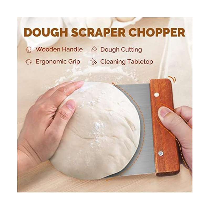 Bread Baking Set, Oval Bread Fermentation Basket, with Flour Mixer Accessories, Used for Kitchen Mak