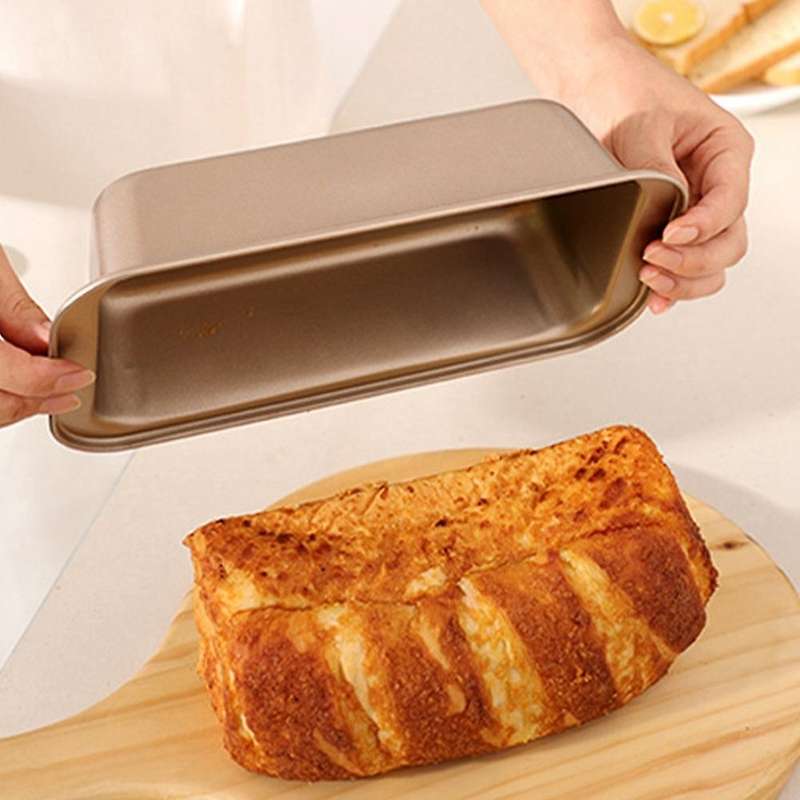 Bread Pan Loaf Pan for Baking, Non-stick Carbon Steel Baking Bread Toast Mold Loaf Baking Pan Set (