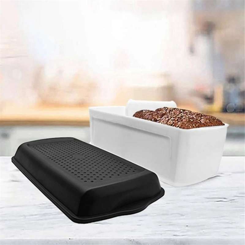 Bread Saver Kitchen Storage Box for Bread Pastries and Croissants Home Kitchen Baking Dessert