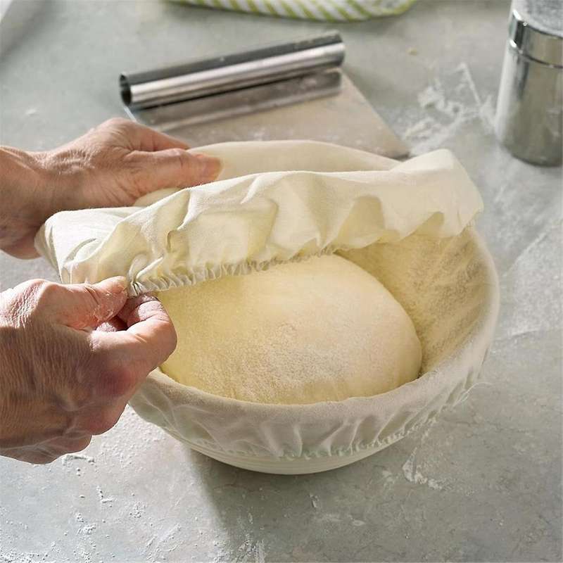 Bread Protection Basket, Dough Protection Basket Round Handmade Rattan Basket, Handmade Bread Making