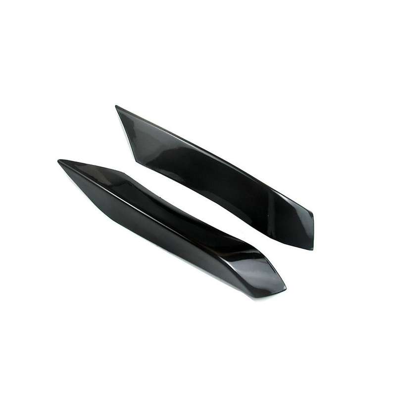 Bright Black Headlights Eyebrow Eyelid Sticker for M3 F82 F83 2015 2016 2017 2018 Car Accessories