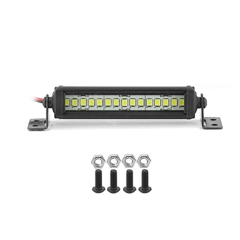 Bright Light Bar 75mm for 1/10 Rc Crawler Car Axial Scx10 90046 -4 Cc01 D90 Redcat