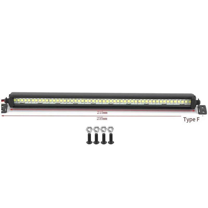 Bright Light Bar 215mm for 1/10 Rc Crawler Car Axial Scx10 90046 -4 Cc01 D90 Redcat