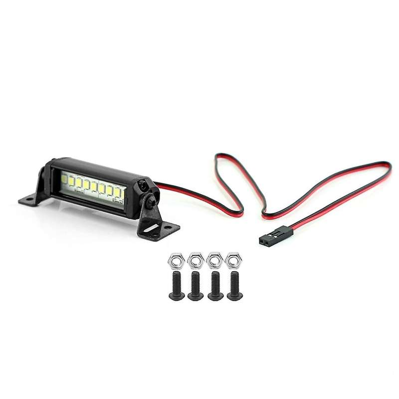 Bright Light Bar 55mm for 1/10 Rc Crawler Car Axial Scx10 90046 -4 Cc01 D90 Redcat