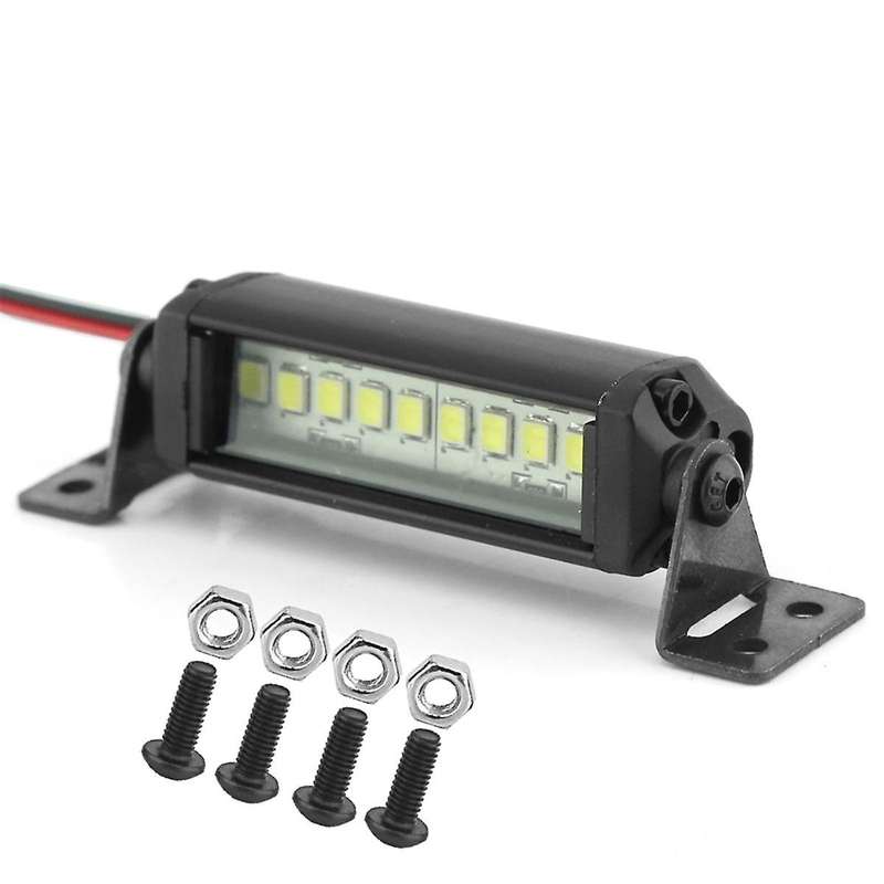 Bright Light Bar 55mm for 1/10 Rc Crawler Car Axial Scx10 90046 -4 Cc01 D90 Redcat