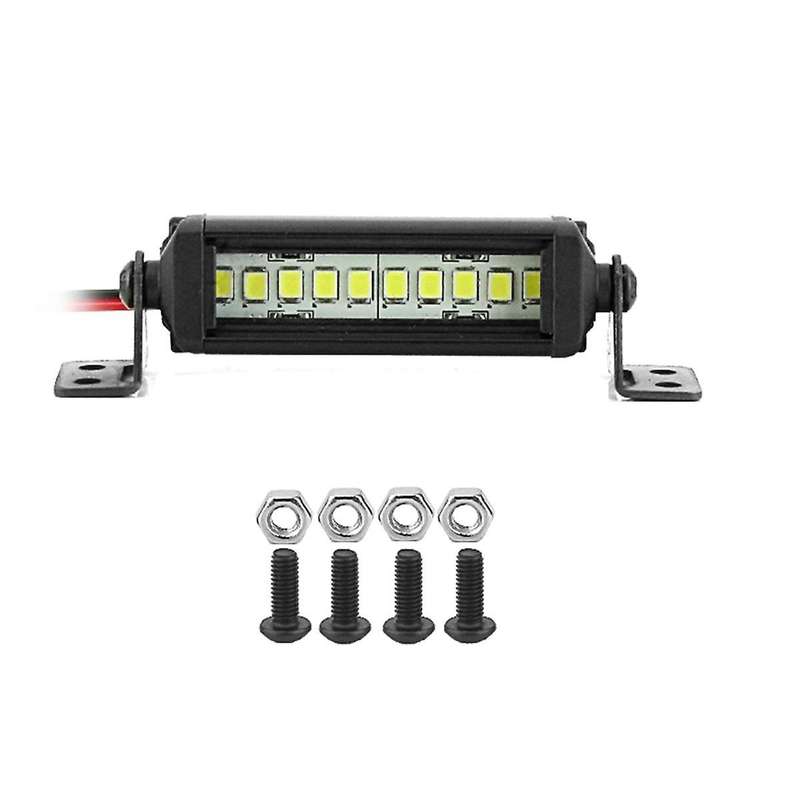 Bright Light Bar 55mm for 1/10 Rc Crawler Car Axial Scx10 90046 -4 Cc01 D90 Redcat