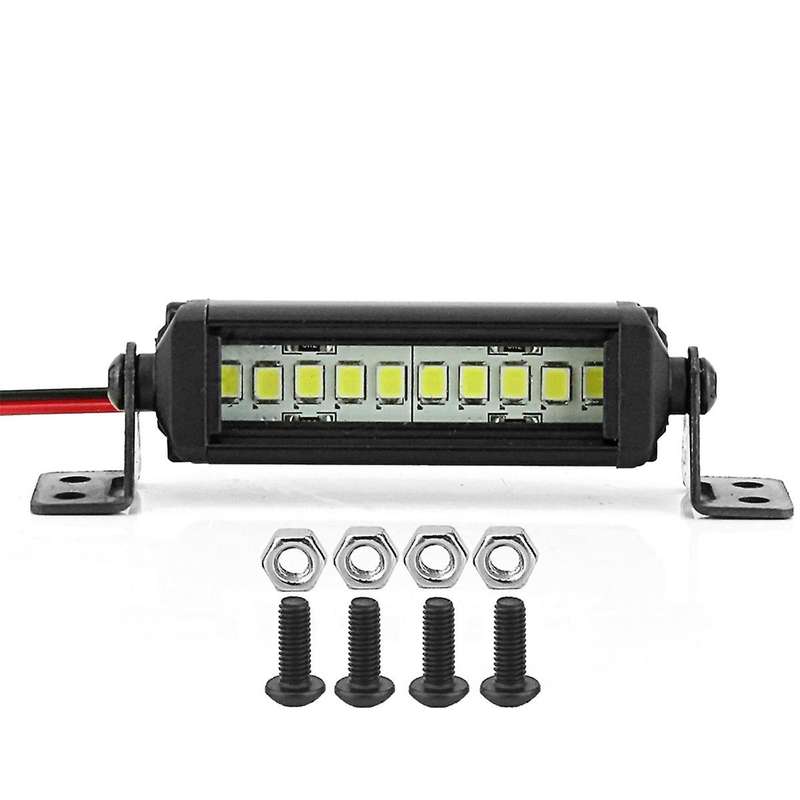 Bright Light Bar 55mm for 1/10 Rc Crawler Car Axial Scx10 90046 -4 Cc01 D90 Redcat