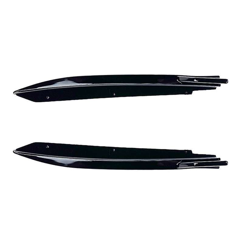 Bright Black Rear Bumper Lip Angle Diffuser Splitter Spoiler Protector for - 5 Series G30 525i 530i