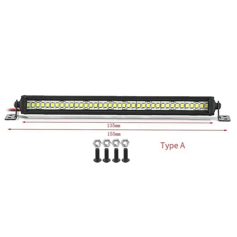 Bright Light Bar 135mm for 1/10 Rc Crawler Car Axial Scx10 90046 -4 Cc01 D90 Redcat