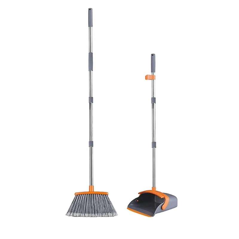 Broom and Dustpan for Home,, Broom Dustpan Set,stand Up Broom and Dustpan