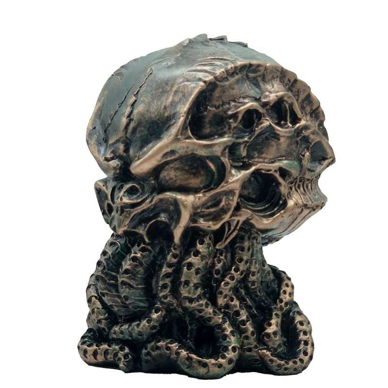 Bronze Gold Cthulhu Statue Cthulhu Skull Resin Ornament Octopus