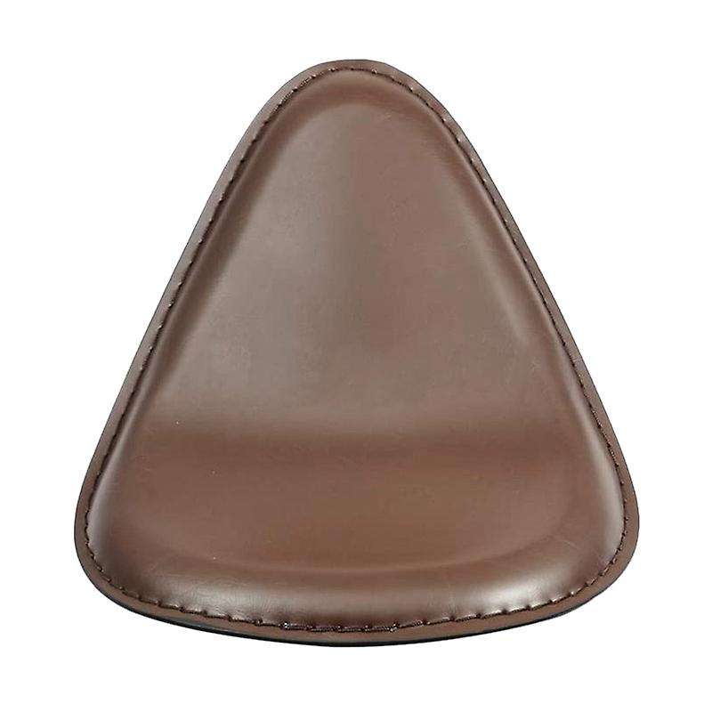 Brown Leather Motorcycle Solo Seat 3inch Springs Bracket Mount Kit for Chopper