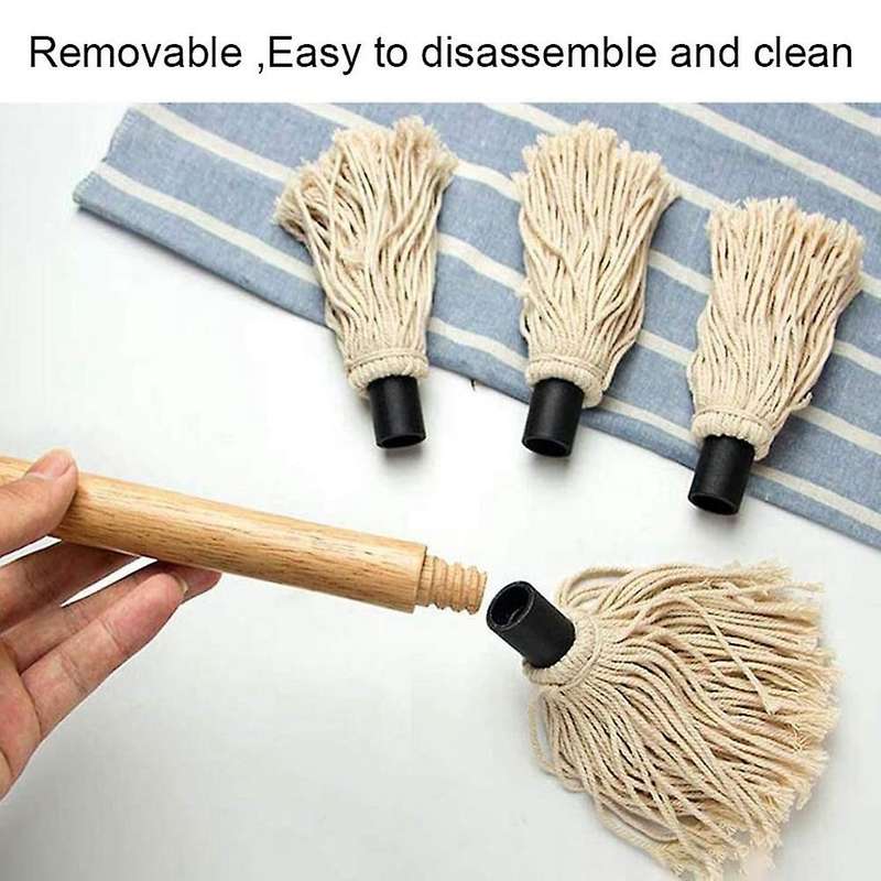Brush, Bbq Cleaner Long Handle Wooden Bbq Brush for Cooking Roasting Grilling Bbq Accessories Tool