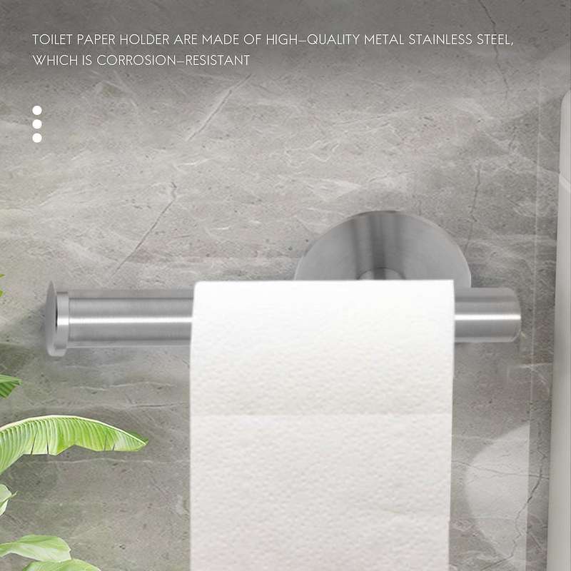 Brushed Toilet Paper Holder and Hand Towel Ring Bathroom Hardware Accessories Set Bathroom Holder